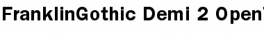 ITC Franklin Gothic Demi Font