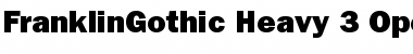 ITC Franklin Gothic Heavy Font