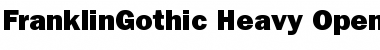 ITC Franklin Gothic Heavy Font