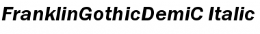 FranklinGothicDemiC Regular Font