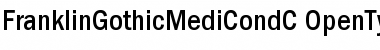 FranklinGothicMediCondC Regular Font