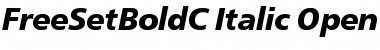 Download FreeSetBoldC Font