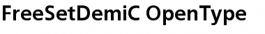 FreeSetDemiC Regular Font