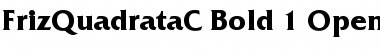 FrizQuadrataC Bold Font