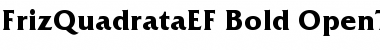 FrizQuadrataEF Bold Font