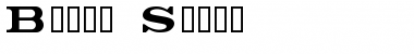 Bunth Serif Font