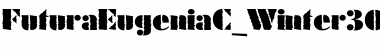 FuturaEugC_Winter30 Regular Font