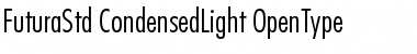 Futura Std Light Condensed Font