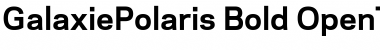 Galaxie Polaris Bold Font