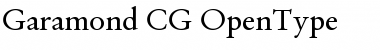 Garamond CG Regular Font