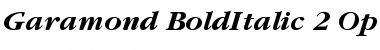 ITC Garamond Bold Italic Font