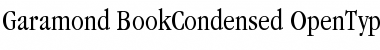 ITC Garamond Book Condensed Font