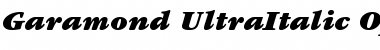 ITC Garamond Ultra Italic Font