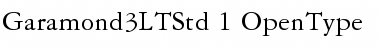 Download Garamond 3 LT Std Font