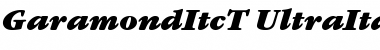 Download GaramItcTUltIta Font