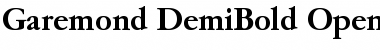Garemond-DemiBold Regular Font