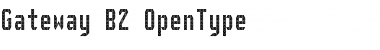 Gateway B2 Font