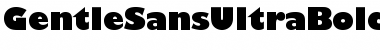 Gentle SansUltraBold Font