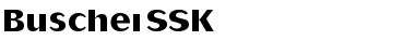 BuscherSSK Regular Font