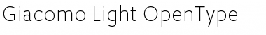 Giacomo LT Light Font