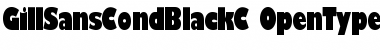 Download GillSansCondBlackC Font