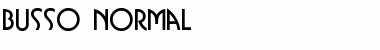 Busso Normal Font