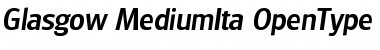 Glasgow-MediumIta Regular Font