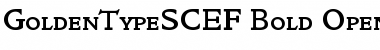 GoldenTypeSCEF Bold Font