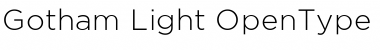 Gotham Light Font