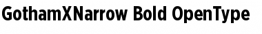 Gotham XNarrow Bold Font