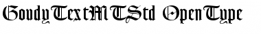 Goudy Text MT Std Regular Font