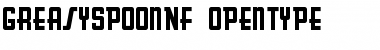 Greasy Spoon NF Regular Font