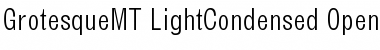 Grotesque MT Light Condensed Font