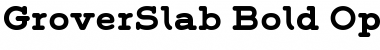 Grover Slab Bold Font