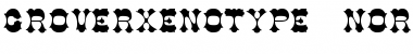 GroverXenotype Normal Font