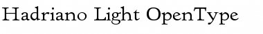 Hadriano Light Font