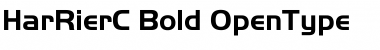 HarRierC Bold Font