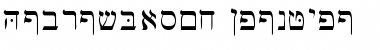 HebrewBasic Regular Font