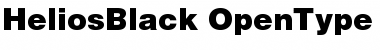 HeliosBlack Regular Font