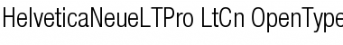 Helvetica Neue LT Pro Font