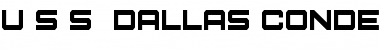 Download U.S.S. Dallas Condensed Font