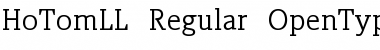 HoTomLL Regular Font