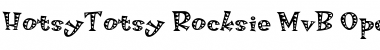 HotsyTotsy Rocksie-MvB Font