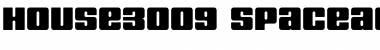 HOUSE3009 Spaceage-Black-Beta Font