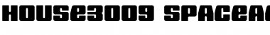 HOUSE3009 Spaceage-Black-Gamma Font