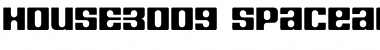 HOUSE3009 Spaceage-Heavy-Alpha Font