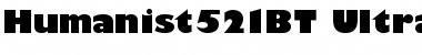 Humanist 521 Ultra Bold Font