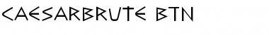 CaesarBrute BTN Regular Font