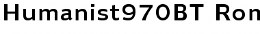 Humanist 970 Font