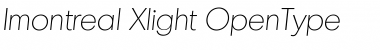 Imontreal Xlight Font